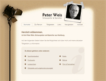 Tablet Screenshot of peter-weis-hamburg.de